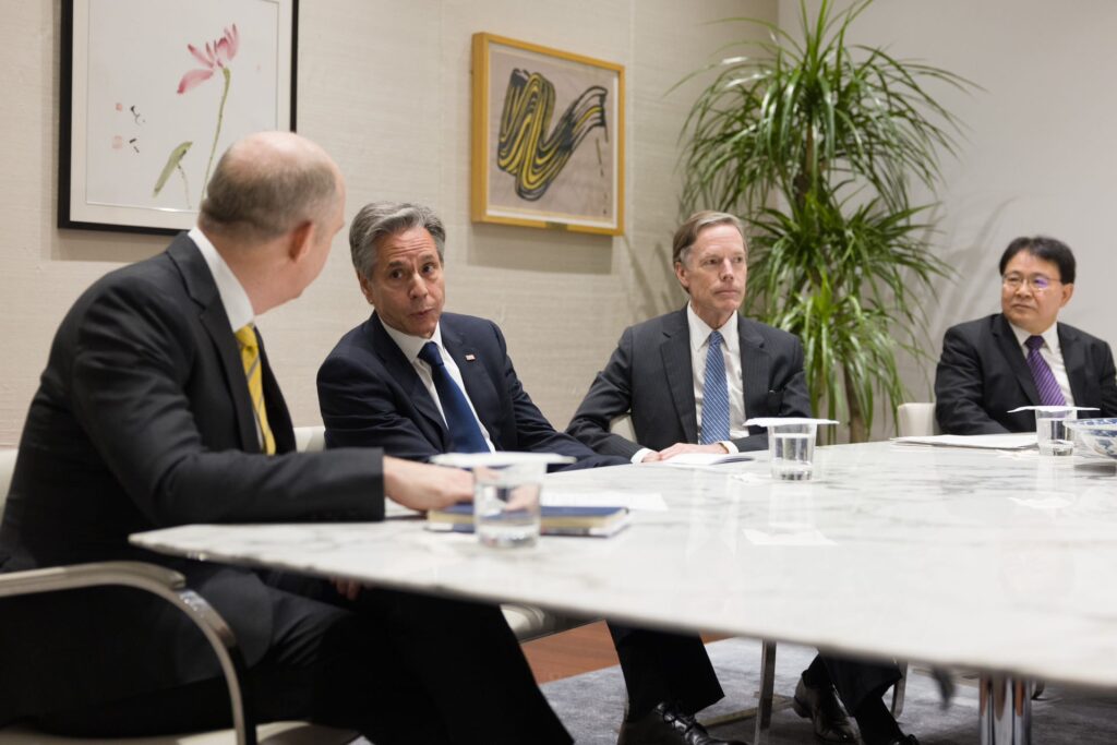 Meeting with US Secretary of State Antony J. Blinken in Beijing