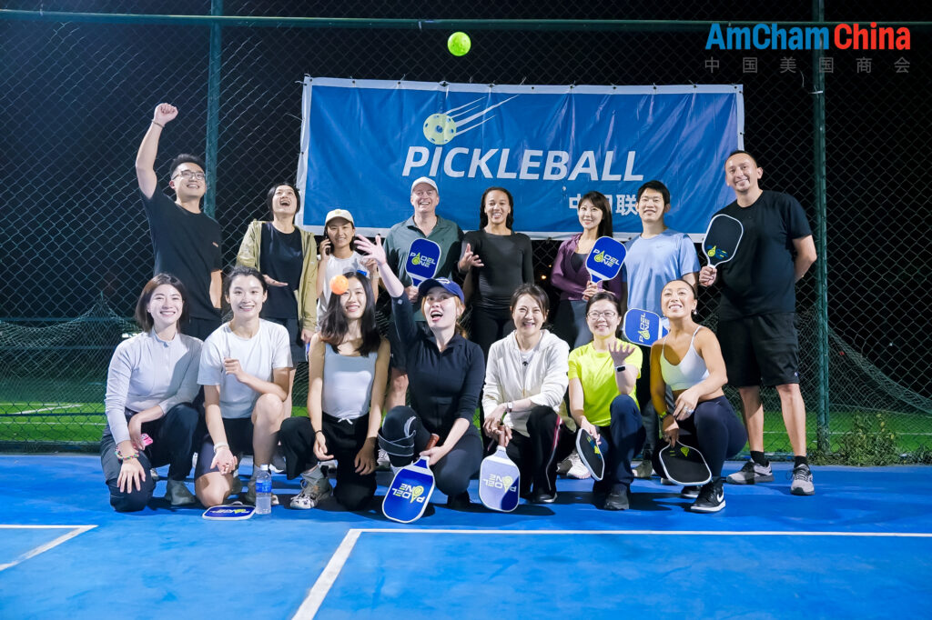 AmCham China Hosts Sold-Out Pickleball Class